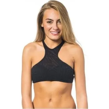 Dámské plavky Plavky Rip Curl LAS PALMAS HIGH NECK Black velikost L