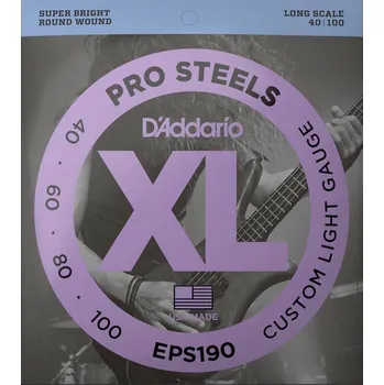 Struna pro kytaru a smyčcový nástroj D'Addario EPS-190 Pro Steels struny pro elektrickou kytaru