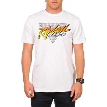 Pánské tričko Tričko Rip Curl AGGROLITE S/S TEE Optical White velikost S