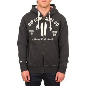 Pánská mikina Mikina Rip Curl THRASHER HZ FLEECE Black Marled velikost M