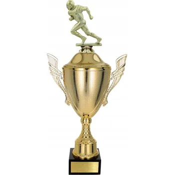 Figurka KRÁSNÝ pohár s figurkou RUGBY 42 cm + GRAVÍROVÁNÍ