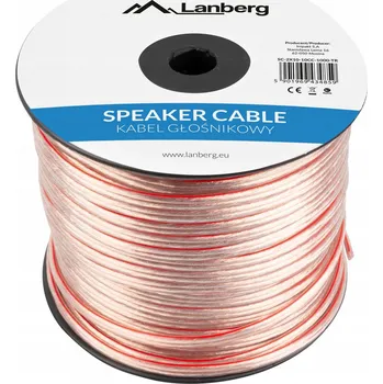 Audio kabel Reproduktorový kabel Lanberg 2x4.0 mm2 100 m