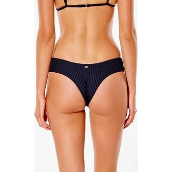 Dámské plavky Plavky Rip Curl PREMIUM SURF SKIMPY PANT Black velikost L