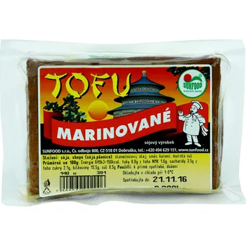 Sunfood Tofu 200g marinované 