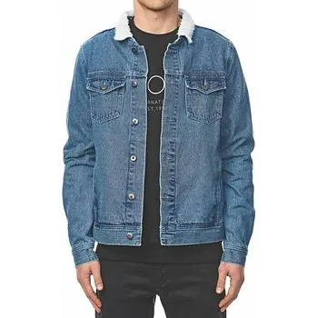 Pánská casual bunda Bunda Globe STALKER DENIM JACKET Space Blue velikost XL