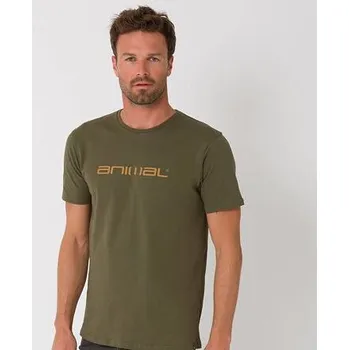 Tričko Animal CLASSICO Olive velikost XL