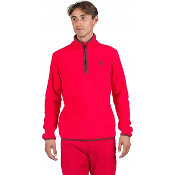 Pánská móda Pánská mikina Rossignol Strawpile Fleece Hz, červená (sports red), velikost L