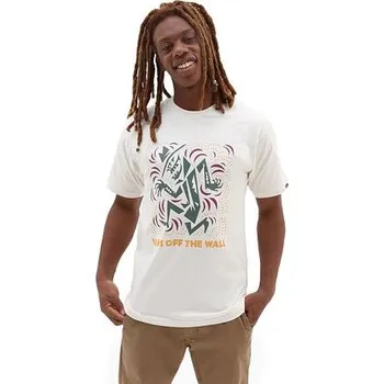 Pánské tričko Tričko Vans SKETCHY EXIT SS TEE Antique White velikost XL