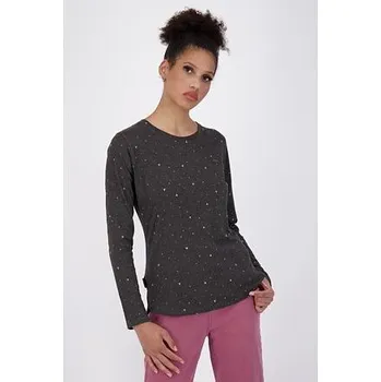 Dámské oblečení Tričko Alife and Kickin LEAAK B Moonless Melange velikost XL