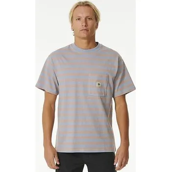 Pánské tričko Tričko Rip Curl QUALITY SURF PRODUCTS STRIPE T Tradewinds velikost L