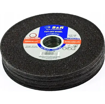 Příslušenství k brusce Řezné Kotouče 125x1mm.do na nerezovou ocel (15 ks )