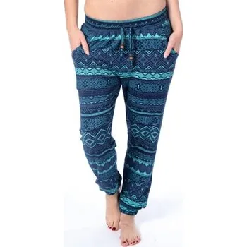 Dámské oblečení Kalhoty Alife and Kickin ALICIA B Marine Aop velikost M