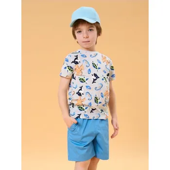 Sinsay - Látkové šortky - modrá - 968CU-55X - 968CU-55X-104