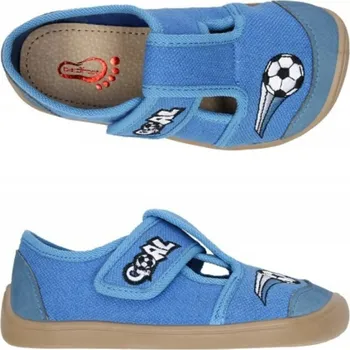 Chlapecké bačkory 3F Freedom for feet 3F BAREFOOT PAPUČKY chlapecké 3BE3/15 fotbal Velikost: 28
