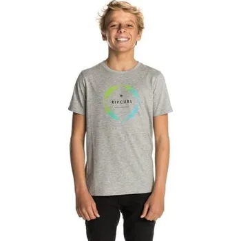 Pánské tričko Tričko Rip Curl TRIROUND SS TEE Cement Marle velikost 14