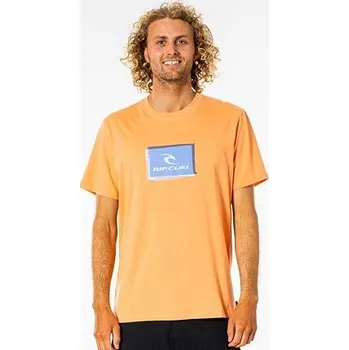Pánské tričko Tričko Rip Curl CORP ICON TEE Washed Peach velikost S