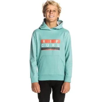 Chlapecké oblečení Mikina Rip Curl CAVERN HOODED FLEECE Nile Blue velikost 10
