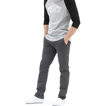 Kalhoty Vans AUTHENTIC CHINO SLIM PANT Asphalt velikost 34