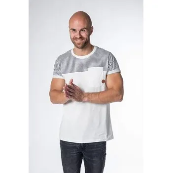 Pánské tričko Tričko Alife and Kickin LEO Cloudy Stripes velikost L