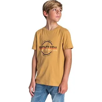 Dámské tričko Tričko Rip Curl HEY MAMA SS BOY TEE Mustard velikost 10