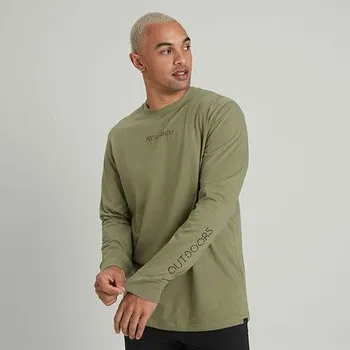 Tričko Kathmandu HAPPY OUTDOORS MNS L/S TEE 816-Taupe velikost XL