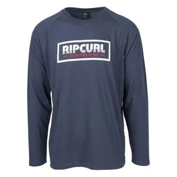 Pánské tričko Tričko Rip Curl BIGMAMA BOX LS TEE Mood Indigo velikost M