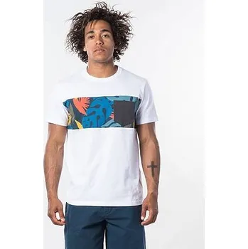 Tričko Rip Curl BUSY SESSION S/S TEE Optical White velikost XXL