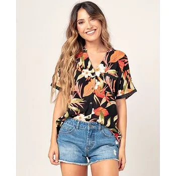 Pánská košile Košile Rip Curl NORTH SHORE SHIRT Black velikost S