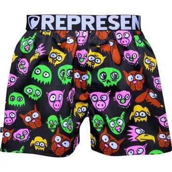 Pánské oblečení Spodní prádlo Represent EXCLUSIVE MIKE WILD ANIMALS Black velikost L