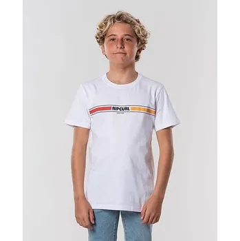 Dámské tričko Tričko Rip Curl MAMA HORIZON S/S TEE BOY White velikost 12