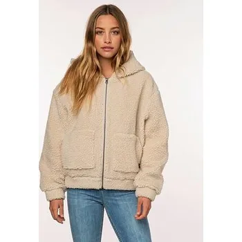 Dámská mikina Mikina Rip Curl SASKA POLAR FLEECE Stone velikost XS