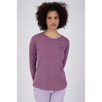 Tričko Alife and Kickin LEAAK A Mulberry Melange velikost S