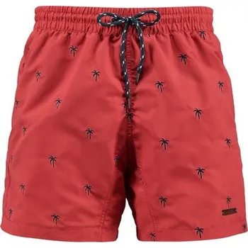Pánské plavky Plavky Barts JACK SHORTS Red velikost XL