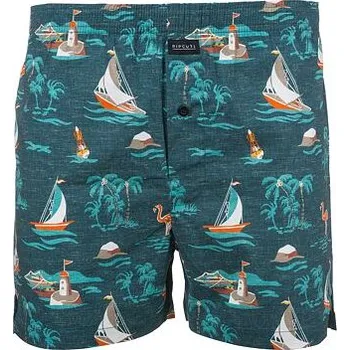 Pánské spodní prádlo Spodní prádlo Rip Curl HAWAIIAN EASE BOXER Green velikost L