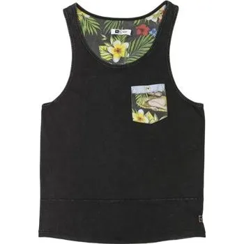 Pánské tričko Tričko Rip Curl BRASH FLOWER TANK Black velikost M