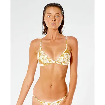 Dámské plavky Plavky Rip Curl SUMMER PALM FIXED TRI Honey velikost M