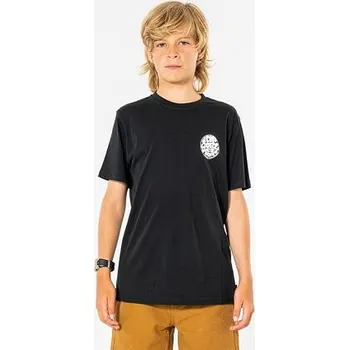 Dámské tričko Tričko Rip Curl WETSUIT ICON TEE -KID Black velikost 12
