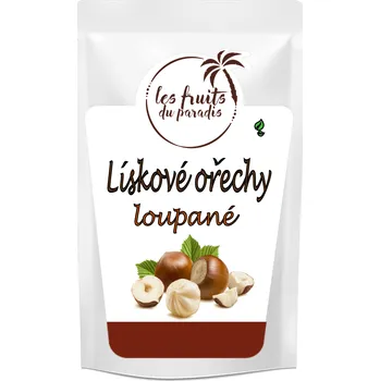 Lískové ořechy Natural 13-15 200 g LES FRUITS DU PARADIS