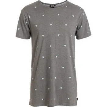 Pánská móda Tričko Rip Curl MYSTO PEAK TALL TEE Grey velikost L