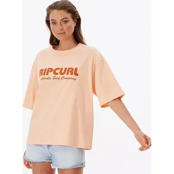 Pánské tričko Tričko Rip Curl SURF SPRAY HERITAGE TEE Peach velikost L