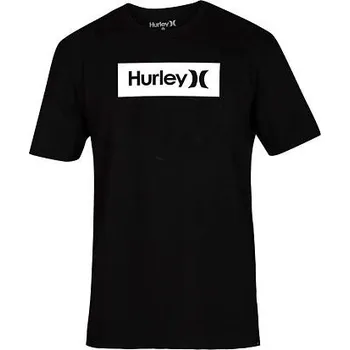 Pánské tričko Tričko Hurley CORE O&O BOXED S/S TEE Light Carbon velikost L