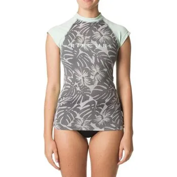 Dámské tričko Lykra Rip Curl TROPIC GLITCH CAP-SL UV Blue velikost 10