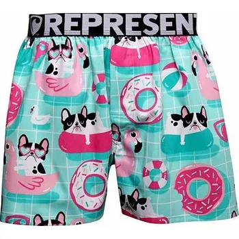 Trenýrky Spodní prádlo Represent EXCLUSIVE MIKE BULLDOGS Turquoise velikost L