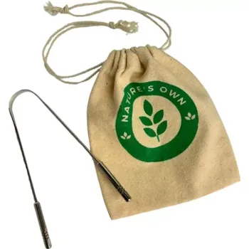 zubní pasta Škrabka na jazyk nerezová, Nature's Own