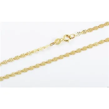 Řetízek Dámský zlatý řetízek valentina 50 cm ZLR0990F + DÁREK ZDARMA