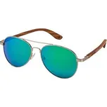 Sluneční brýle Meatfly AVIATOR SUNGLASSES Green velikost O/S