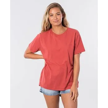 Pánské tričko Tričko Rip Curl THE KEEP SEARCHING TEE Sun Rust velikost M