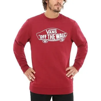 Pánská mikina Mikina Vans OTW CREW Rhumba Red/White velikost S