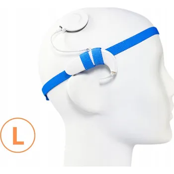 IP kamera Čelenka EasyFlex ULTRA pro sluchadla/implantáty - vzor lazurový (azurový) - L