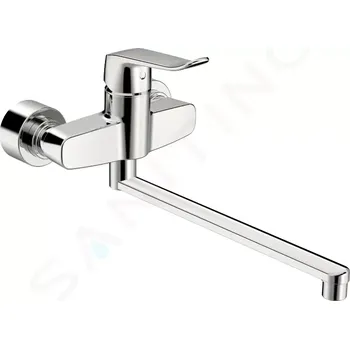 Vodovodní baterie Hansa Clinica Umyvadlová baterie, ramínko 300 mm, rozteč 150 mm, chrom, 01546283